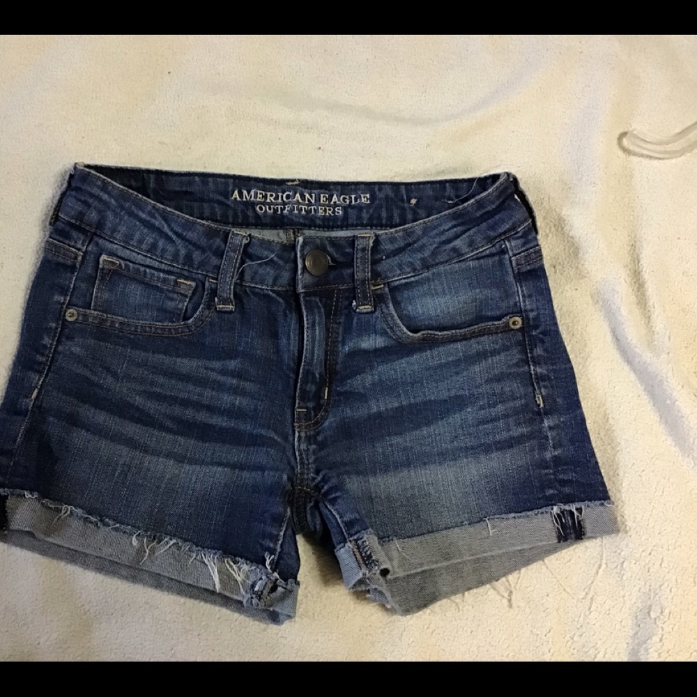 American Eagle Cuffed Shorts Sz 2